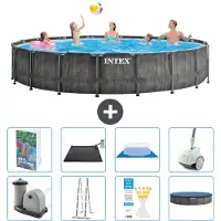 Intex Prism Frame Pool Rund - 549x122 cm - 7-teilig S600