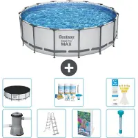 Bestway Steel Pro MAX Rund - 488x122 cm - 6-teilig S574