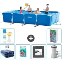 Intex Rechteckiger Frame Pool - 450x220x84 cm - 5-teilig S3