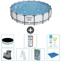Bestway Steel Pro MAX Rund - 549x122 cm - 6-teilig S594