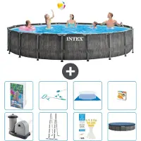 Intex Prism Frame Pool Rund - 549x122 cm - 7-teilig S647
