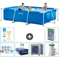Intex Rechteckiger Frame Pool - 300x200x75 cm - 5-teilig S128