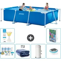 Intex Rechteckiger Frame Pool - 300x200x75 cm - 5-teilig S54