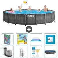 Intex Prism Frame Pool Rund - 549x122 cm - 7-teilig S566