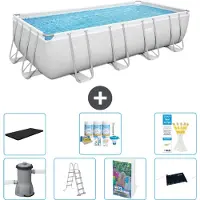Bestway Power Steel Rechteckig - 488x244x122 cm - 6-teilig S632