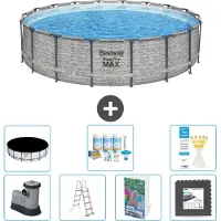 Bestway Steel Pro MAX Rund - 549x122 cm - 6-teilig S581
