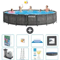 Intex Prism Frame Pool Rund - 549x122 cm - 7-teilig S525