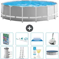 Intex Prism Frame Pool Rund - 457x122 cm - 7-teilig S605