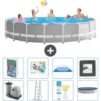 Intex Prism Frame Pool Rund - 549x122 cm - 7-teilig S533