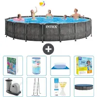 Intex Prism Frame Pool Rund - 549x122 cm - 7-teilig S572