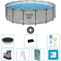 Bestway Steel Pro MAX Rund - 488x122 cm - 6-teilig S621