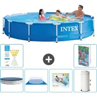 Intex Frame Pool Rund - 366x76 cm - 5-teilig S148