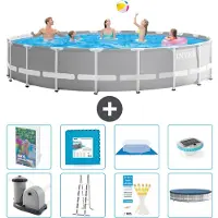 Intex Prism Frame Pool Rund - 610x132 cm - 7-teilig S674