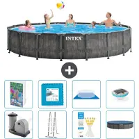 Intex Prism Frame Pool Rund - 549x122 cm - 7-teilig S674