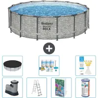 Bestway Steel Pro MAX Rund - 488x122 cm - 6-teilig S556