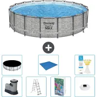 Bestway Steel Pro MAX Rund - 549x122 cm - 6-teilig S596