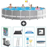 Intex Prism Frame Pool Rund - 610x132 cm - 7-teilig S543