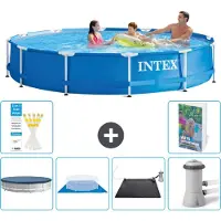 Intex Frame Pool Rund - 366x76 cm - 5-teilig S40