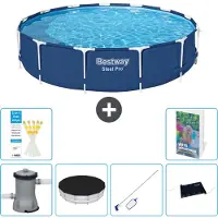 Bestway Steel Pro Rund - 396x84 cm - 5-teilig S241