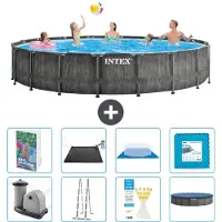 Intex Prism Frame Pool Rund - 549x122 cm - 7-teilig S621