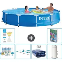 Intex Frame Pool Rund - 366x76 cm - 5-teilig S93