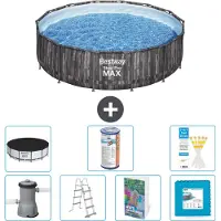 Bestway Steel Pro MAX Rund - 427x107 cm - 6-teilig S602