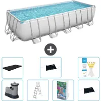Bestway Power Steel Rechteckig - 640x274x132 cm - 6-teilig S562