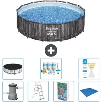 Bestway Steel Pro MAX Rund - 427x107 cm - 6-teilig S599