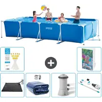 Intex Rechteckiger Frame Pool - 450x220x84 cm - 5-teilig S82
