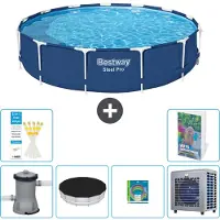 Bestway Steel Pro Rund - 396x84 cm - 5-teilig S338