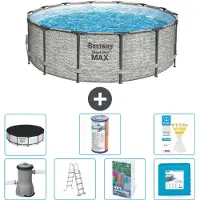 Bestway Steel Pro MAX Rund - 427x122 cm - 6-teilig S602