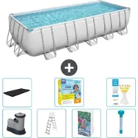 Bestway Power Steel Rechteckig - 640x274x132 cm - 6-teilig S532