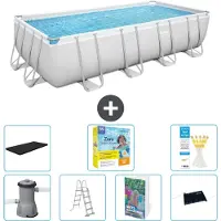 Bestway Power Steel Rechteckig - 488x244x122 cm - 6-teilig S582