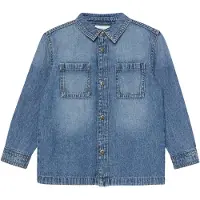 s.Oliver Shirts Blue Denim Größe: 104/110 | Hemden Outlet | Unisex | Blau