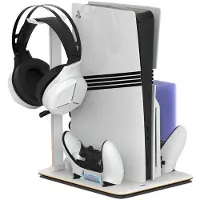 IMP Tech DLX+ LED Multi Function Charger Tower PS5 standard / Digital - White