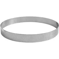 Gobel - Lacor Perforiert Torte - Edelstahl - Dicke 10/10 - Ø 80 mm - h35 mm - 865708