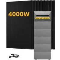 Anker SOLIX Solarbank 3 E2700 Pro, mit 8 x 500 Bifaziale Solarmodule, by Powerness - 16kWh / ohne Zubehör / Standardversand