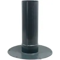 Fleck Flachdach-Unterteil DN 125 Spezial-Hart-PVC