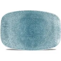 Churchill Livingstone Raku Topaz Blue Chefs Platte 30 x 19.9cm
