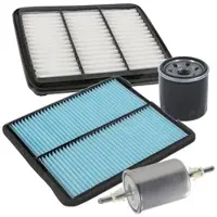 BESTPRICE Inspektionspaket Filtersatz SET B [Hersteller-Nr. 10694651] für Chevrolet