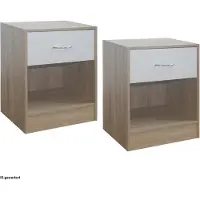 HTI Nachtschrank 2er-Set