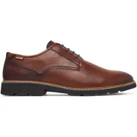 Pikolinos für Herren. M7D-4289 Braune Alarcon Lederschuhe (44), Wohnung, Schnürsenkel, Lässig