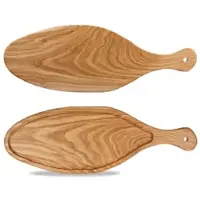 Churchill Livingstone Holzbord Oval Oak Mit Griff 53x18,6x2cm