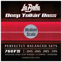 La Bella Bass 760FS-M Flat Med. 045/105