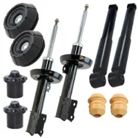 BESTPRICE 4 Gasdruck Stossdämpfer vorne + hinten [Hersteller-Nr. 10701638] für Opel