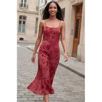 Desigual Sommerkleid Madison 26SWVK01 Rot Regular Fit
