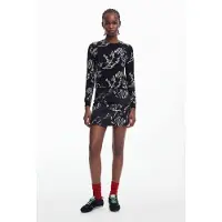 Desigual Minirock 25SWFW03 Schwarz Regular Fit