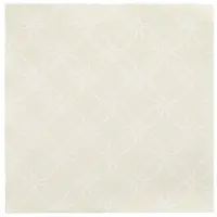 Papstar 250 Servietten ROYAL Collection 1/4-Falz 40 cm x 40 cm champagner Circle Flowers