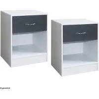 HTI Nachtschrank 2er-Set