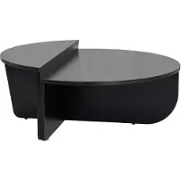 Skye Decor , Orion - Wood, Black V2, Couchtische, Holz, Melaminplatte, 90 x 60 x 30 cm